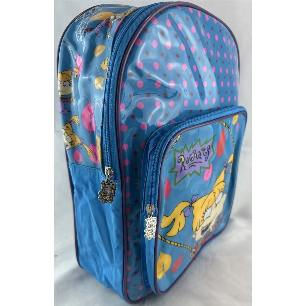Rare 90's Rugrats The Movie Kids PVC Backpack‎ Angelica 1998 w TAGS 15